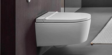 Eine Toilette