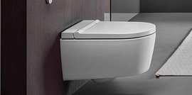 Eine Toilette